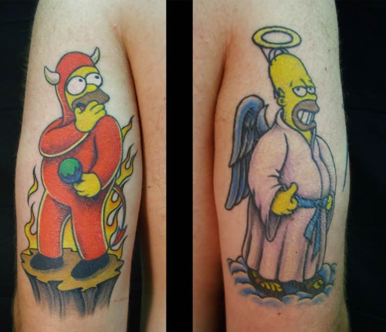 Tatouages The Simpsons Park Toute Lactualité Des Simpson